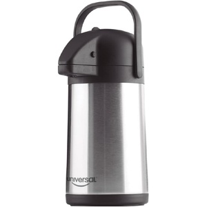 image:imageUniversal 32Quart Stainless Steel Thermal Coffee Carafe  Insulated Airpot with Pump  Keeps Coffee Hot 12 Hours amp Cold 24  Large Capacity for Home Office Catering Restaurants amp Events