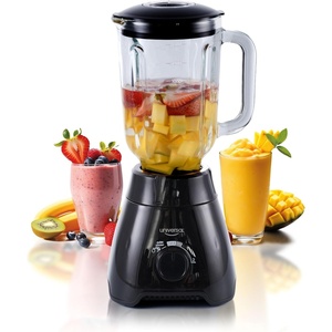 image:imageUniversal 550W Mass Vital Blender  Glass Jar 57 Oz18 Quart17 Liter  7cup 2 Speed  Pulse Function and 4 Stainless Steel Blade with Chrome Steel Technology