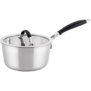 image:imageUniversal UHL 42 Quart Stock Pot 5Ply Surgical Stainless Steel Premium Sauce Pan with Lid Compatible with All StovesL39725